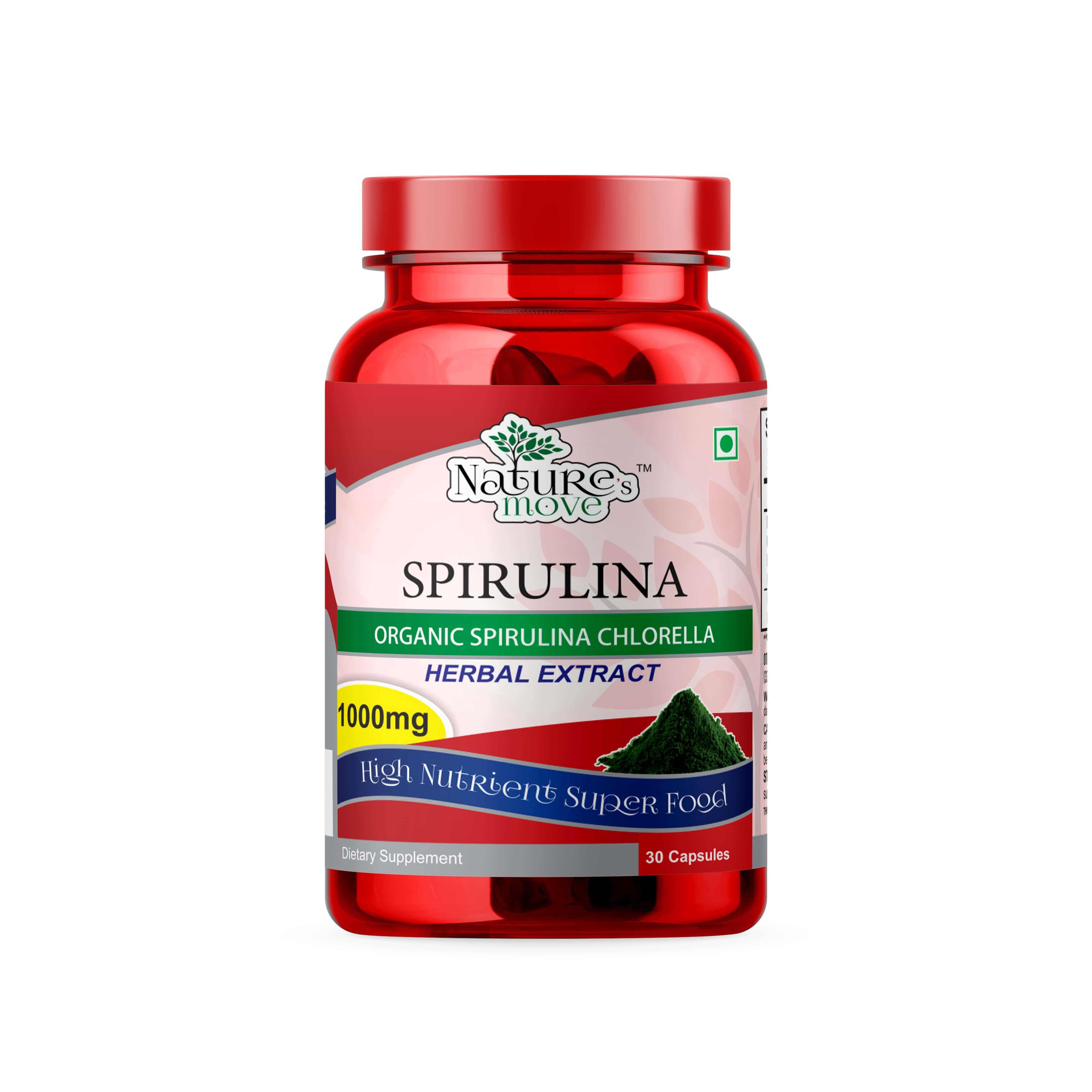 Spirulina 1000mg 30 Capsules